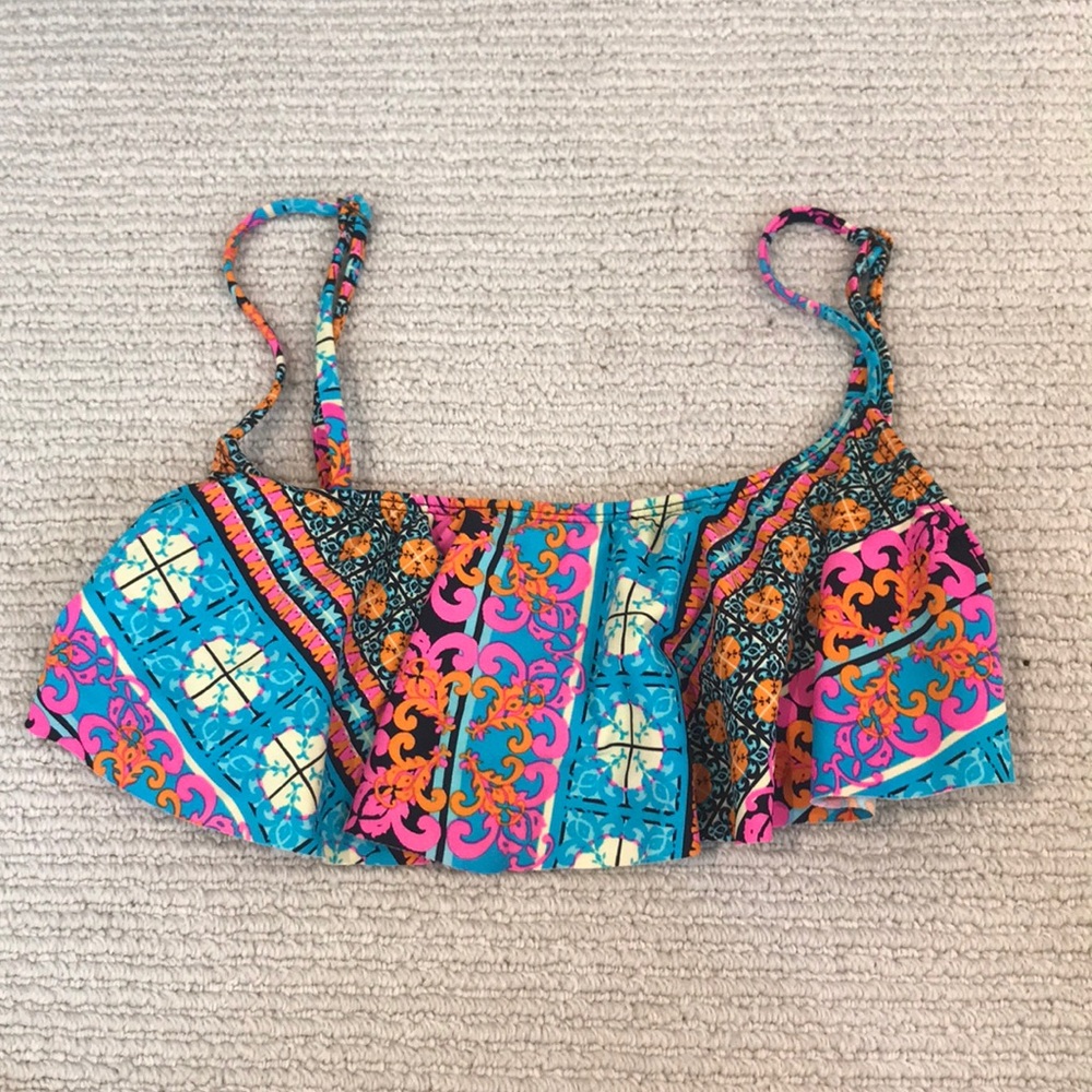 Altar’d State Multicolored Bikini Top